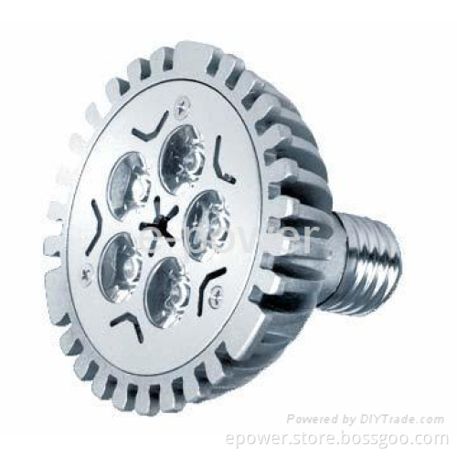 LED Spotlight E27 5*1Wlower power LED5 super bright LEDaluminum alloy